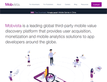 Tablet Screenshot of mobvista.com